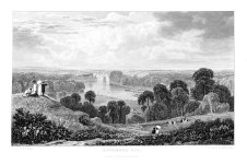 Richmond Hill,river view,prints Views on the Thames W B Cooke